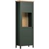 trendteam smart living - Stanton - Vetrina - Abete/Evoke - Armadietto soggiorno con 5 scomparti - 69 x 198 x 39 cm - Stile rustico