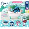 Punto Disney Personaggio Stitch Relaxing Bath Time Set Completo 4 Capsule Giocattol...