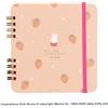 AA miffy Square Ring Notebook rosa cancelleria NUOVO