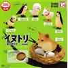 Dogbird con nido e uova mini collezione set completo 6 capsule giocattolo GIA...