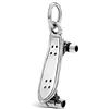SILVEGO Ciondolo Unisex in Argento 925 Skateboard