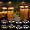 Quntis 8 Pezzi Lampioni da Giardino Esterni 5 Modalità, Lampade Solari da Esterno Autonomia 30H, Luce Solare LED per 9-13CM Pilastri Ringhiere Recinzioni Scala Gazebo Feste