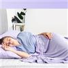 MOOFUN Coperta di raffreddamento per letto king size, 203,2 x 228,6 cm, Q-max >0,46, tecnologia Arc-Chill, coperta rinfrescante per dormire a caldo, sudori notturni, vampate di calore,viola