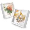 WISYOK Cornice portafoto 3D da riempire, 22 x 22 cm, 2 cornici per oggetti 3D più profondi da 3 cm, cornice profonda per parete e scrivania, scatola di ombre per foto, oggetti, bouquet da matrimonio