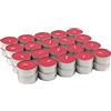 Etrexonline 40 Tealight Profumate Candele Rosso Profumate Piccole Lumini - Candele Profumate Frutti di bosco