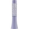 I-TOTAL® - Lampada LED Flared Effetto Glitter Luce Multicolore, Cangiante, Design Ipnotico con Glitter - 33,5 cm (Viola Pastello)