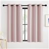 KGORGE Tende Corte Oscuranti Termiche con Anelli Tenda Rosa per Cucina e Salotto Curtains Cameretta Bambini per Interni 2 Pezzi L 90 x A 90 CM