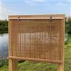XIUXIU Tende a rullo in bambù per finestre avvolgibili per filtraggio della luce domestica per interni ed esterni patio B 101,6 cm Lx48 H