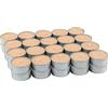 Etrexonline 40 Tealight Profumate Candele Beige Profumate Piccole Lumini - Candele Profumate Frutta Tropicale