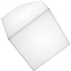 Artemide - Lampada da parete Edge - Bianco - Polipropilene - Designer Alessandro Mendini