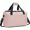Kono 40x20x25 Borsone da Viaggio con Manica per Trolley Borsa Sportiva 20L (Grigio) (Rosa)