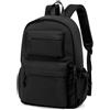WEPLAN Zaino Scuola Media Superiore Ragazza Ragazzo, Zaino Università Lavoro Donna Uomo, Zainetto Porta PC 14 Pollici Impermeabile, Zaini Scuola Casual Donna Backpack,H1-Nero