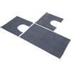 FRATELLI ZAMBETTI - Set tappeti bagno Poppy Grigio Scuro Sophie Maison 3 pezzi