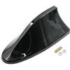 uxcell Black Plastic Shark Fin Style Car Vehicle Roof AM/FM Radio Signal Antenna Aerial