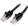 StarTech.com 45PAT10MBK Cavo di Rete CAT5e Ethernet, RJ45, Antigroviglio, Patch Snagless, 10 m, Nero