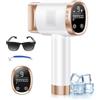 Beauris 21J Epilatore Luce Pulsata con Raffreddamento a Ghiaccio 8°C, Epilatore Laser a 9 Livelli e Luce Rossa 600NM, Epilatore a Luce Pulsata Touchscreen per Uomini,Donne,Viso, Braccia, Zona Bikini, Corpo