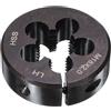QUARKZMAN Filiera Rotonda M18 x 2 Filettatura Metrica 50.8mm Diametro Esterno Regolabile Mano Sinistra Acciaio Rapido (HSS) Filiera Rotonda Per Riparazione Filettatura
