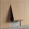 AMIGO Pannelli in Legno Impiallacciato Autoadesivi,1,8 m²-1 pezzo 600 x 40 x 0,3 cm Pannelli murali 3D effetto legno, Soggiorno, Ufficio, Rovere Chiaro