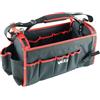 Valex Borsa Portautensili 19 con Manico in Ferro - Nylon Rinforzato, Base Rigida con Piedini Anti-Usura, Tracolla, 500x240x340 mm