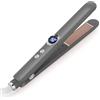 BESTBOMG Piastra per Capelli, 2 in 1 Piastra Liscia e Arricciacapelli con Display LED, Piastre in Ceramica, Riscaldamento Rapido, 12 Impostazioni di Temperatura da 150°C a 210°C(Nero)