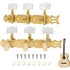 Ailah Meccaniche 3L+3R per chitarra classica, meccanismo di accordatura di ricambio in lega, dorato, con viti incluse