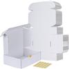 RLAVBL Scatola Bianca a Doppia faccia,Scatola di Cartone 25.4 cm x 17.8cm x 7.6 cm,Scatola per Spedizione o Trasloco 25 Pezzi