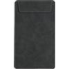PATIKIL Blocco Note In Pelle PU A5 Con Clip 15x25 Cm Portadocumenti Magnetica Professionale Con Portapenna Organizer Cartella Ufficio Tavoletta Scrittura Nero