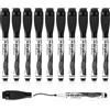 Autoau Pennarello Lavagna Cancellabili 10pcs Set Pennarelli Lavagna Bianca Cancellabile Magnetica Pennarello Nero Punta Fine Penna Pennarelli per Lavagna Bianca Cancellabile a Basso Odore