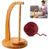 Helweet Porta Gomitolo Legno, Avvolgitore per Lana In Legno, Portagomitolo Girevole per Uncinetto, Yarn Holder, Porta Lana Accessori per Maglieria All'uncinetto, Regalo per Gli Amanti Del Lavoro a Maglia