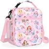 Clastyle Borsa Termica Porta Pranzo Bambini Scuola Sirena Borsa Frigo Piccola Ragazza Portatile, Rosa