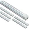 STASUN Luce Negozio 1,5m Confezione 6 Pezzi, Tubo LED T8 40W 5200lmn Integrato, Luce Diurna 5000K, Forma a V, Copertura Trasparente, Luci LED Negozio Collegabili con Spina per Officina, Magazzino