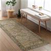 BEIMO Tappeto Salotto Vintage, Tappeto Camera Da Letto, Tappeti Ingresso Interno, Tappeto Antiscivolo Lavabile, Tappeti Persiano per Cucina, Soggiorno, Ufficio, Giallo-Marrone, 80x200cm
