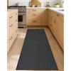 COLOR&GEOMETRY Tappeto Cucina Antiscivolo Lavabile 61x210cm, Grigio