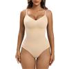 YIANNA Body Modellante Donna Contenitiva Perizoma Shapewear Bodysuit Pancera Dimagrante Snellente Contenitivo Curvy Shaper Beige S - M 5213