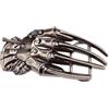 Fachoice Fibbia per cintura da uomo, a forma di teschio, stile western, punk, scheletro, gioiello da uomo