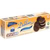 EUROSPITAL SpA Piaceri Mediterranei Dobloni Dark Biscotti Senza Glutine 120g - Biscotti al Cacao e Crema alla Vaniglia