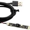 G Modulo fotocamera USB da 8 MP con microfono grandangolare PC fotocamera per computer 4K Lightburn fotocamera per incisore laser, mini strisce, obiettivo fisso, webcam, CCTV, USB, telecamera di