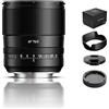 TTARTISAN 75mm F2 per X-Mount, AF 75mm f/2 per obiettivo XF, autofocus a schermo intero, obiettivi ritratti (X, nero)