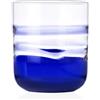 Ichendorf Milano Tumbler, Lilla e Blu, Collezione Gesti, 35 cl, Vetro Soffiato a Bocca, Rifinito a Mano