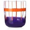 Ichendorf Milano Tumbler, Arancione e Lilla, Collezione Gesti, 35 cl, Vetro Soffiato a Bocca, Rifinito a Mano