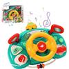 Maycoly Volante Giocattolo per Bambini,con Luci e Musica,Gioco Musicale a Forma di Volante,Simulatore Guida Bambini Ragazzi e Ragazze di 1, 2, 3, 4 Anni