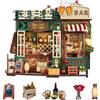 CHOOYIH Kit fai da te in miniatura, casa delle bambole in legno con LED, mini kit di costruzione per adulti da costruire, puzzle in legno 3D per la decorazione della casa, regalo per adulti e ragazzi