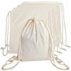 GZRXIOUS 5 Pezzia Sacca in Cotone 35x40cm - Borsa Sportiva, Borsa in Tessuto con Coulisse, Sacca da Dipingere per Scuola, Uso Quotidiano & Tempo Libero come Everyday Bag