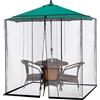 dellyy Tenda Zanzariera, dellyy 3 * 3 M Tenda Zanzariera da Esterno, Gazebo da Giardino, per Gazebo 3x3, Teli Laterali, per Padiglione, Pergolato, Tende, Baldacchini, Terrazzo, Balcone