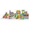 Jeujura Set di costruzioni in legno City of Blocks 50 pezzi