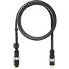 Rolling Square inCharge XL Cavo USB 2.0 2 m USB A/USB C USB C Nero