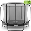 VirtuFit Trampolino VirtuFit Premium 305 cm con rete di sicurezza e scaletta, nero