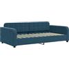 vidaXL Letto da giorno blu 100x200 cm in velluto