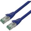 ROLINE RM S/FTP Cavo patch Cat6A/Kl.EA TPE blau 10m