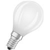 OSRAM Lampada LED OSRAM Energy Class nella classica forma a miniball, 2,2 W / 470 lm, EEK A, luce bianca calda (2700 K), CRI 80, in vetro smerigliato senza piombo, base E14, IP20, diametro 45 mm.